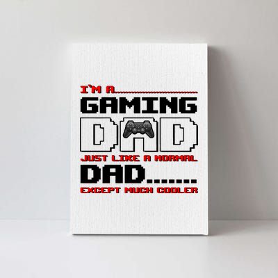 Cooler Gaming Dad Canvas