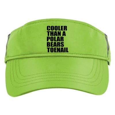 Cooler Than a Polar Bears Toenail Adult Drive Performance Visor