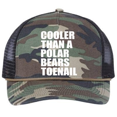 Cooler Than a Polar Bears Toenail Retro Rope Trucker Hat Cap