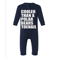 Cooler Than a Polar Bears Toenail Infant Fleece One Piece