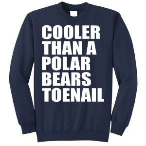 Cooler Than a Polar Bears Toenail Sweatshirt