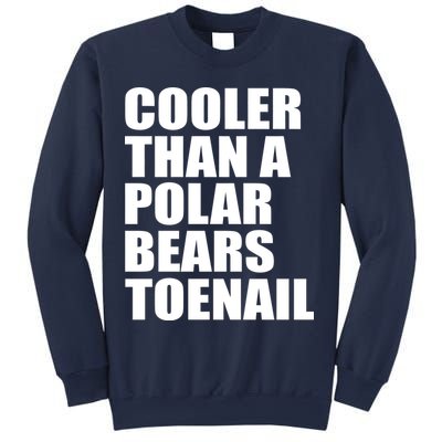 Cooler Than a Polar Bears Toenail Sweatshirt
