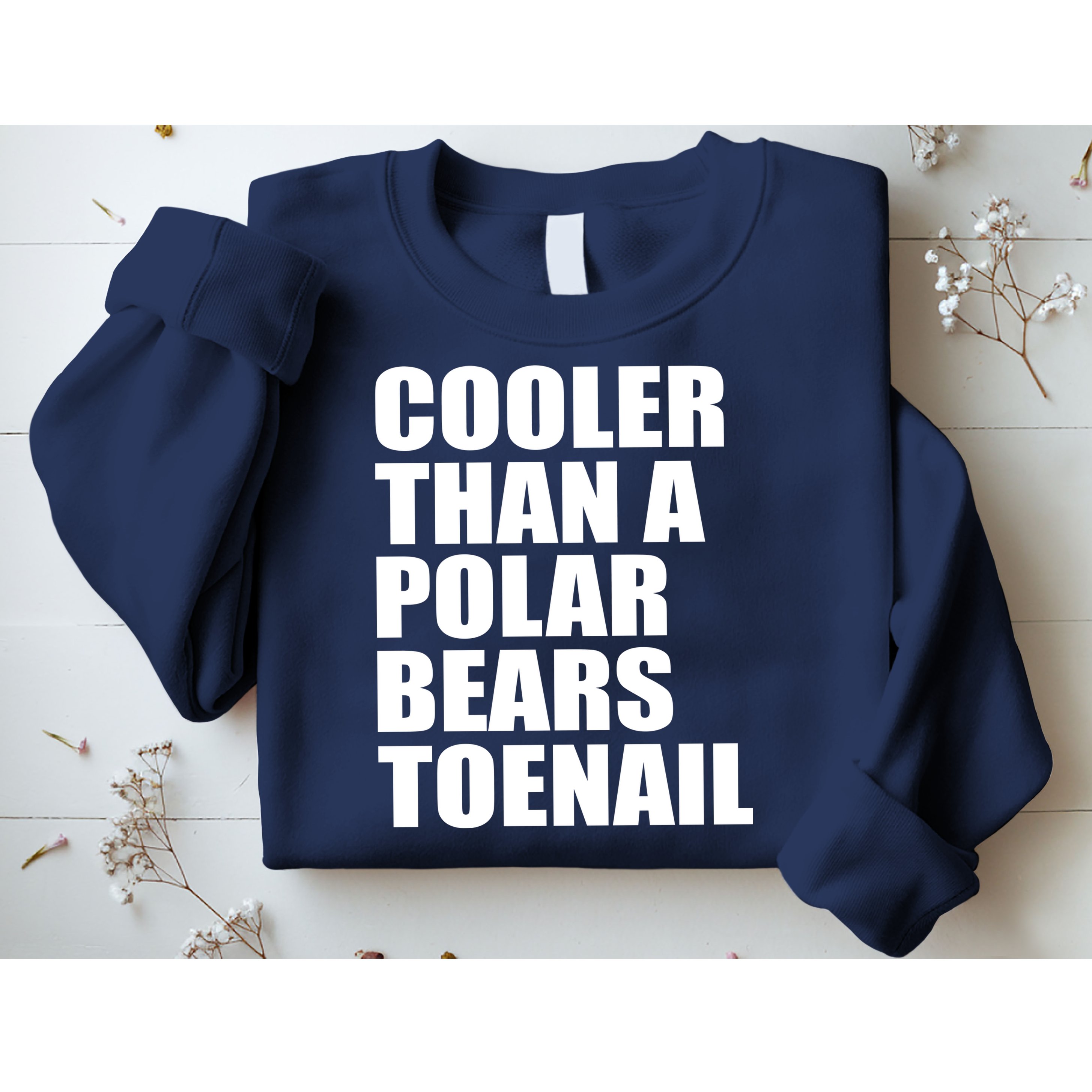 Cooler Than a Polar Bears Toenail Sweatshirt