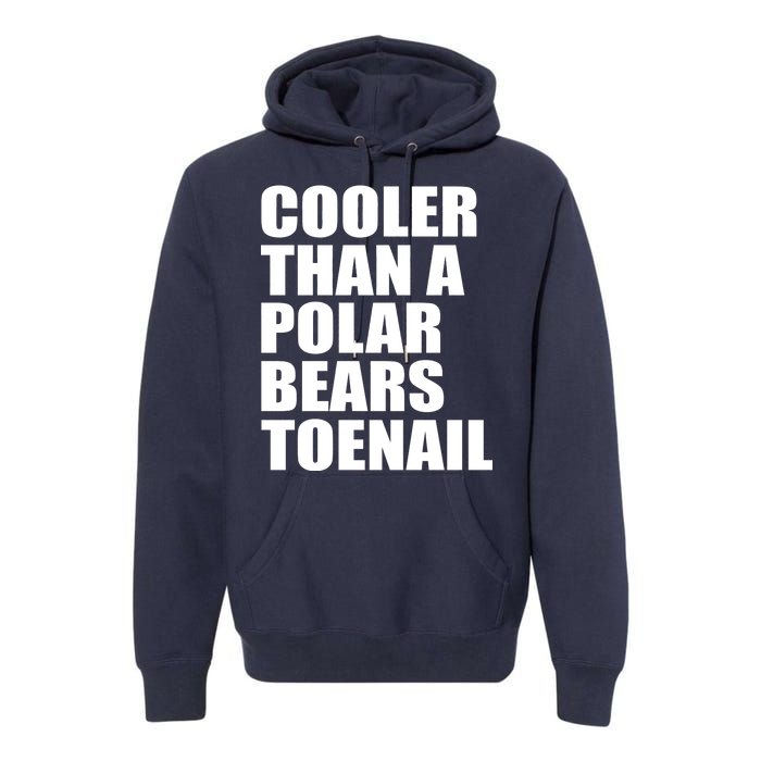 Cooler Than a Polar Bears Toenail Premium Hoodie