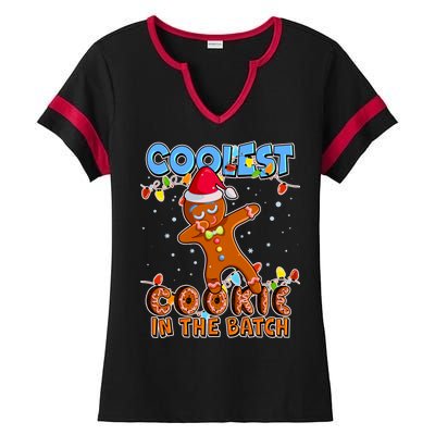 Coolest Cookie In The Batch Ladies Halftime Notch Neck Tee