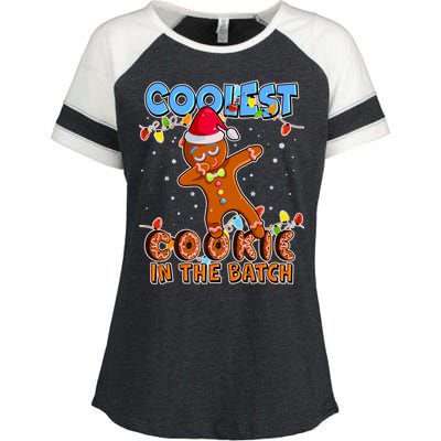 Coolest Cookie In The Batch Enza Ladies Jersey Colorblock Tee