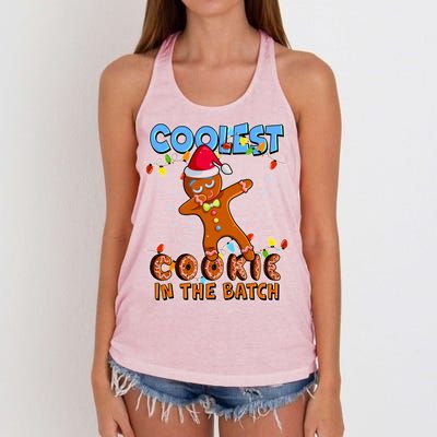 Coolest Cookie In The Batch Women's Knotted Racerback Tank