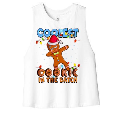 Coolest Cookie In The Batch Women's Racerback Cropped Tank