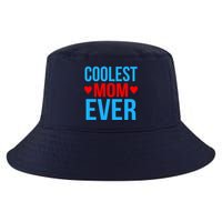 Coolest Mom Ever Hearts Cool Comfort Performance Bucket Hat