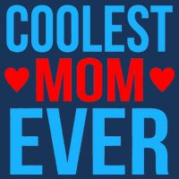 Coolest Mom Ever Hearts Cooling Performance Crew T-Shirt