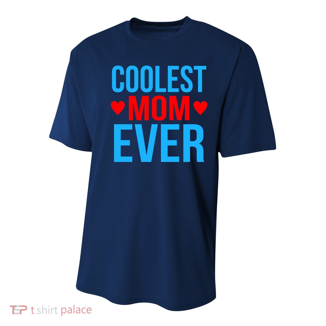 Coolest Mom Ever Hearts Youth Performance Sprint T-Shirt