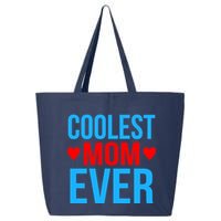 Coolest Mom Ever Hearts 25L Jumbo Tote