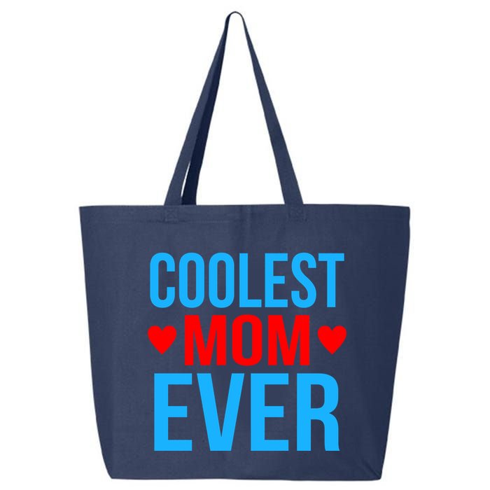 Coolest Mom Ever Hearts 25L Jumbo Tote