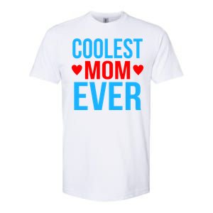 Coolest Mom Ever Hearts Softstyle CVC T-Shirt