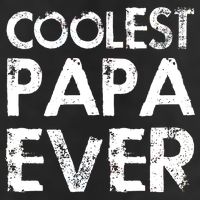 Coolest Papa Ever Adult Drive Performance Visor