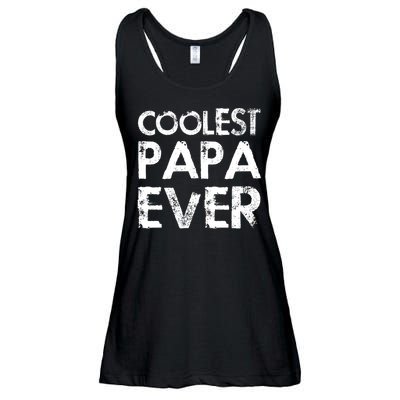 Coolest Papa Ever Ladies Essential Flowy Tank