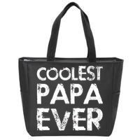 Coolest Papa Ever Zip Tote Bag