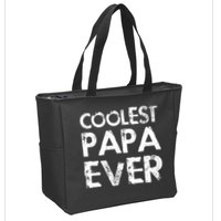 Coolest Papa Ever Zip Tote Bag