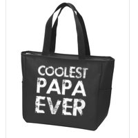 Coolest Papa Ever Zip Tote Bag