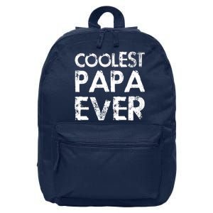 Coolest Papa Ever 16 in Basic Backpack