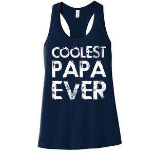 Coolest Papa Ever Women's Racerback Tank