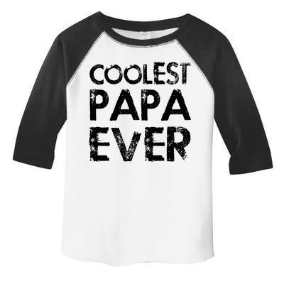 Coolest Papa Ever Toddler Fine Jersey T-Shirt