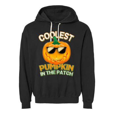 Coolest Pumpkin In The Patch Garment-Dyed Fleece Hoodie
