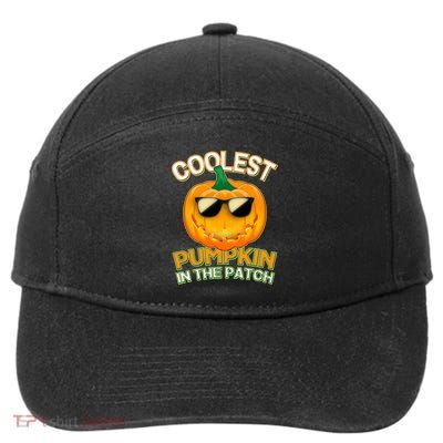 Coolest Pumpkin In The Patch 7-Panel Snapback Hat