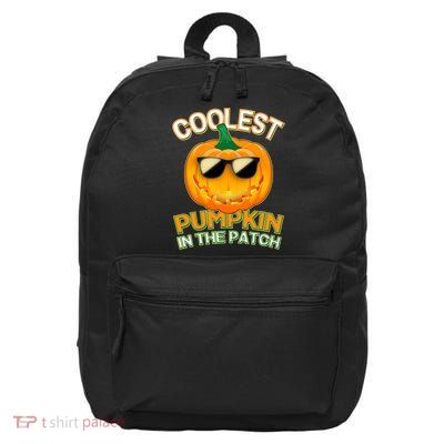 Coolest Pumpkin In The Patch 16 in Basic Backpack