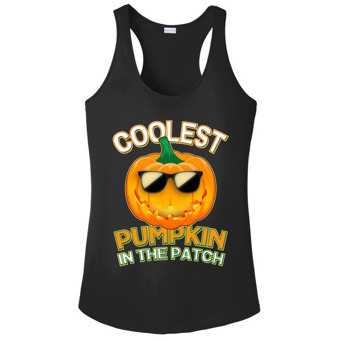 Coolest Pumpkin In The Patch Ladies PosiCharge Competitor Racerback Tank