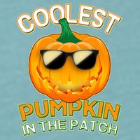 Coolest Pumpkin In The Patch Sueded Cloud Jersey T-Shirt