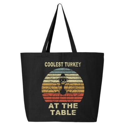 Coolest Turkey At The Table Vintage 25L Jumbo Tote