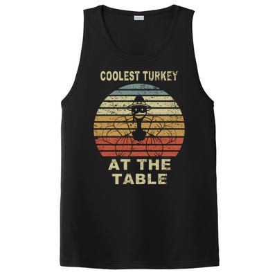 Coolest Turkey At The Table Vintage PosiCharge Competitor Tank