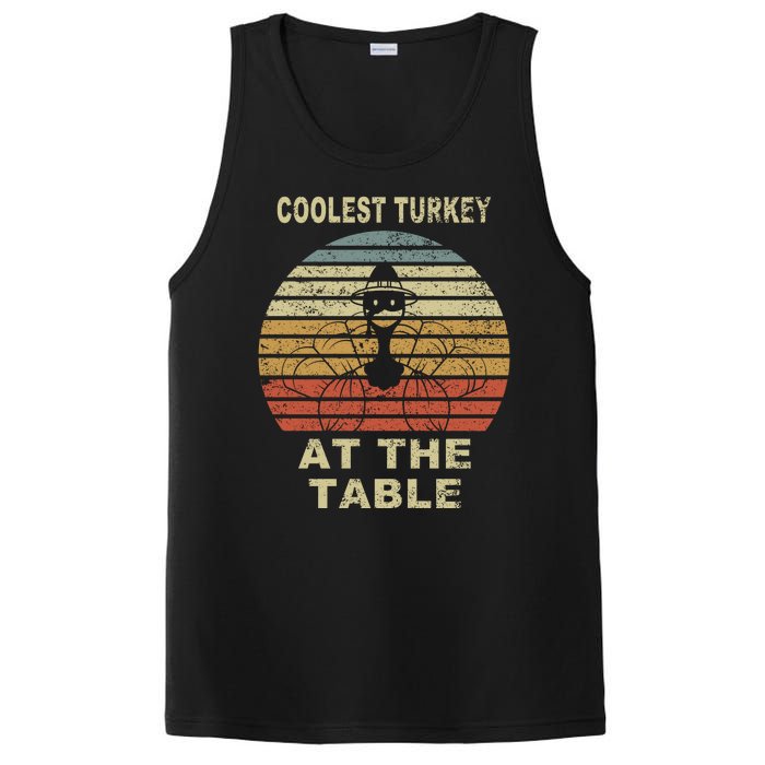 Coolest Turkey At The Table Vintage PosiCharge Competitor Tank