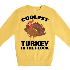 Coolest Turkey In The Flock Premium Crewneck Sweatshirt