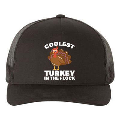 Coolest Turkey In The Flock Yupoong Adult 5-Panel Trucker Hat