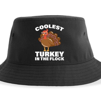 Coolest Turkey In The Flock Sustainable Bucket Hat