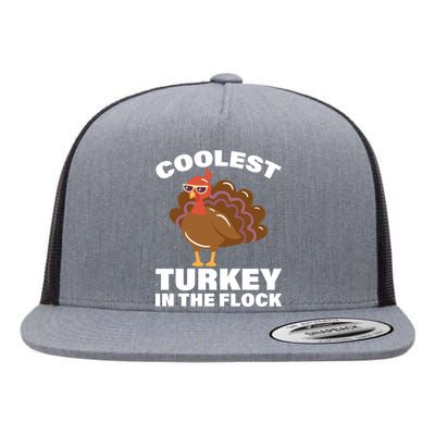 Coolest Turkey In The Flock Flat Bill Trucker Hat