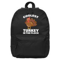 Coolest Turkey In The Flock 16 in Basic Backpack
