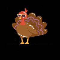 Coolest Turkey In The Flock 16oz Travel Tumbler