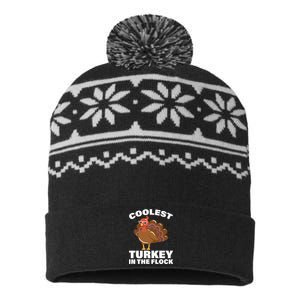 Coolest Turkey In The Flock USA-Made Snowflake Beanie