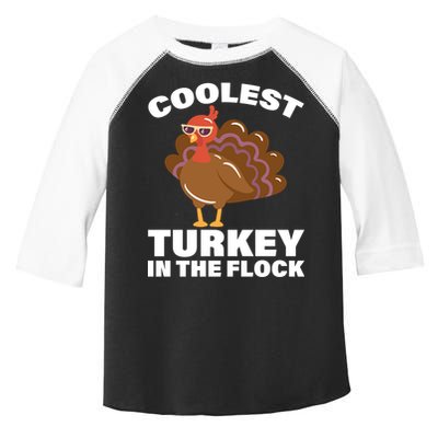 Coolest Turkey In The Flock Toddler Fine Jersey T-Shirt