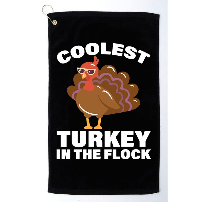 Coolest Turkey In The Flock Golf Towel