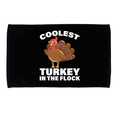 Coolest Turkey In The Flock Microfiber Hand Towel