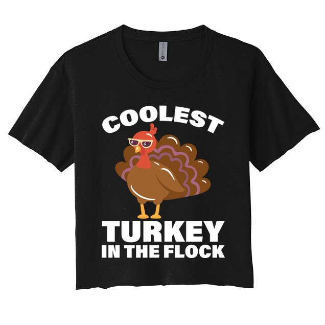 Coolest Turkey In The Flock Crop Top
