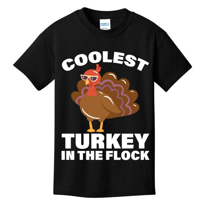 Coolest Turkey In The Flock Kids T-Shirt