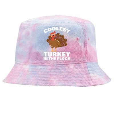 Coolest Turkey In The Flock Tie-Dyed Bucket Hat