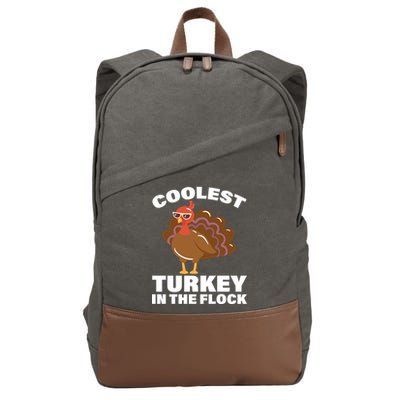 Coolest Turkey In The Flock Cotton Canvas Backpack