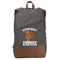Coolest Turkey In The Flock Cotton Canvas Backpack