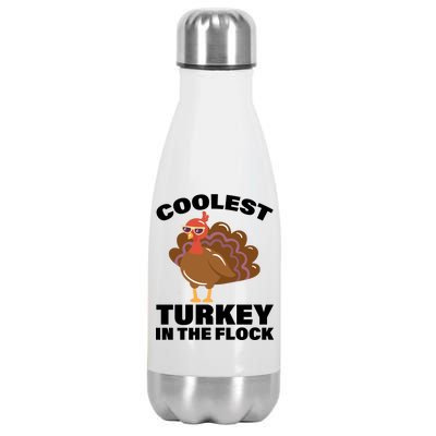 Coolest Turkey In The Flock Stainless Steel Insulated Water Bottle